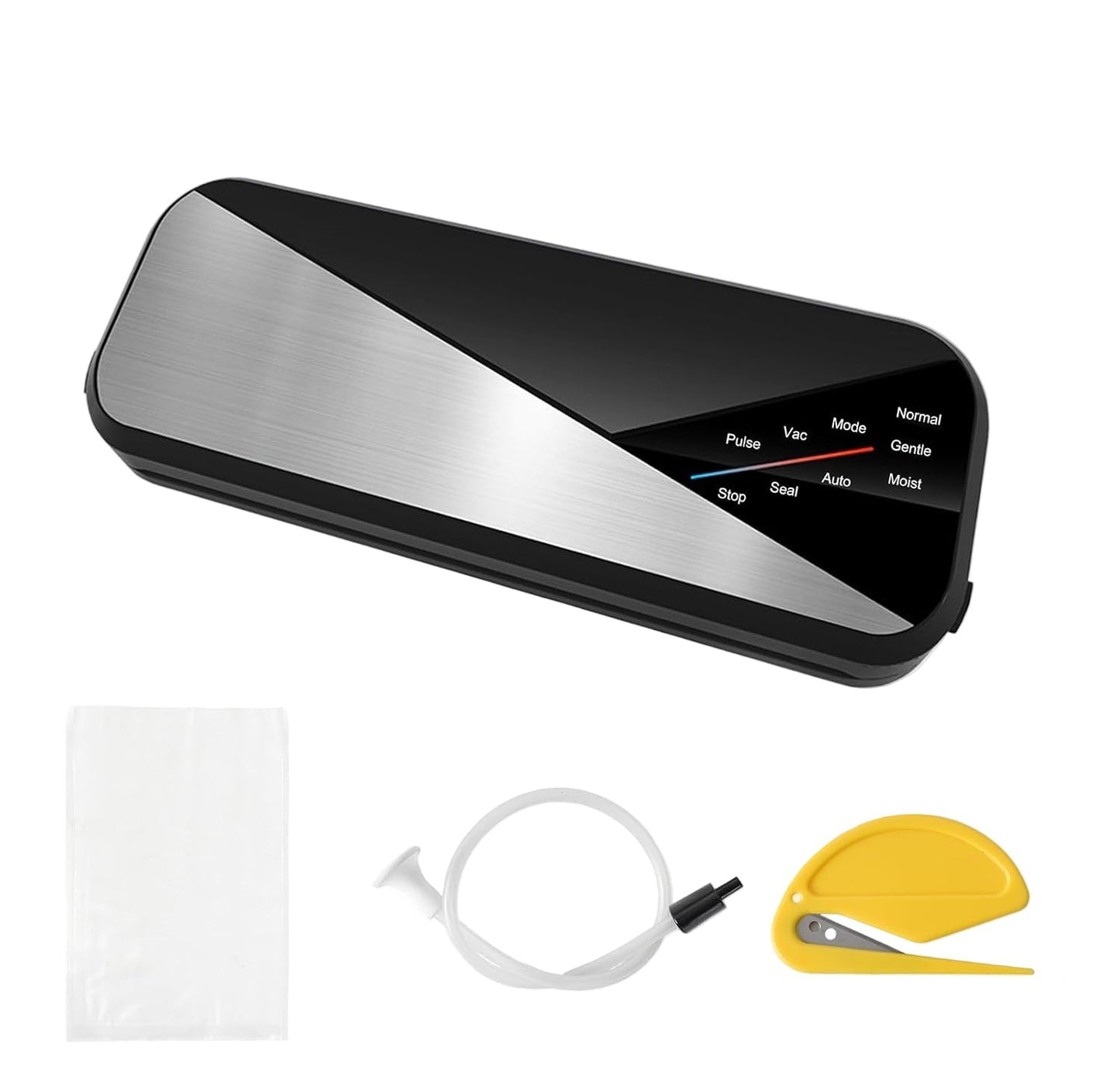 6-in-1 Vacuum Sealer with 80 kPa Suction and 30 cm Sealing Strip