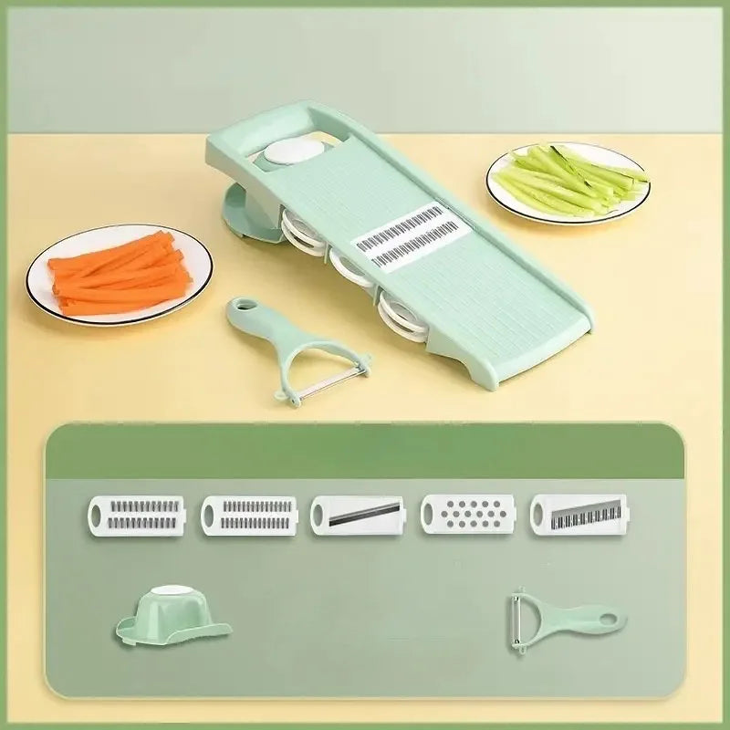 Multifunction Mandoline Vegetable Slicer with Handle