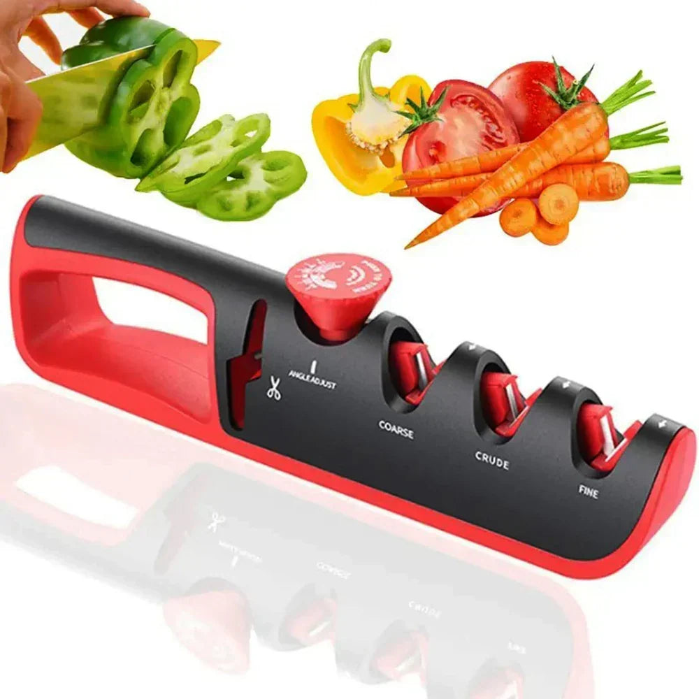 4-in-1 Manual Knife Sharpener