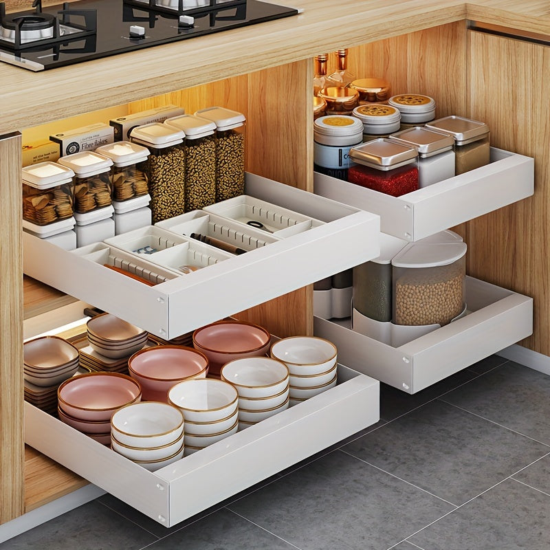 Pull-Out Kitchen Cabinet Organizer