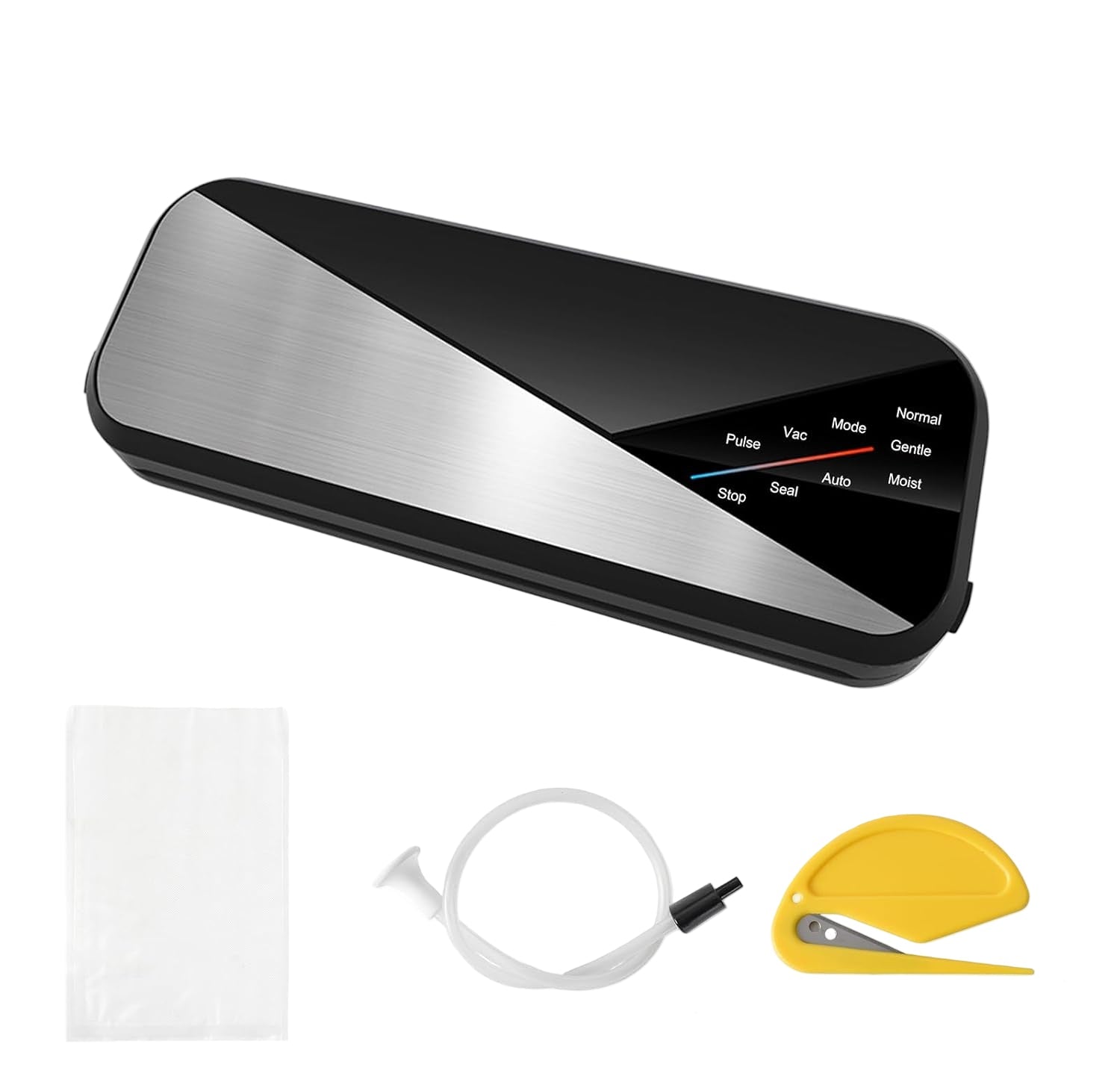 6-in-1 Vacuum Sealer with 80 kPa Suction and 30 cm Sealing Strip