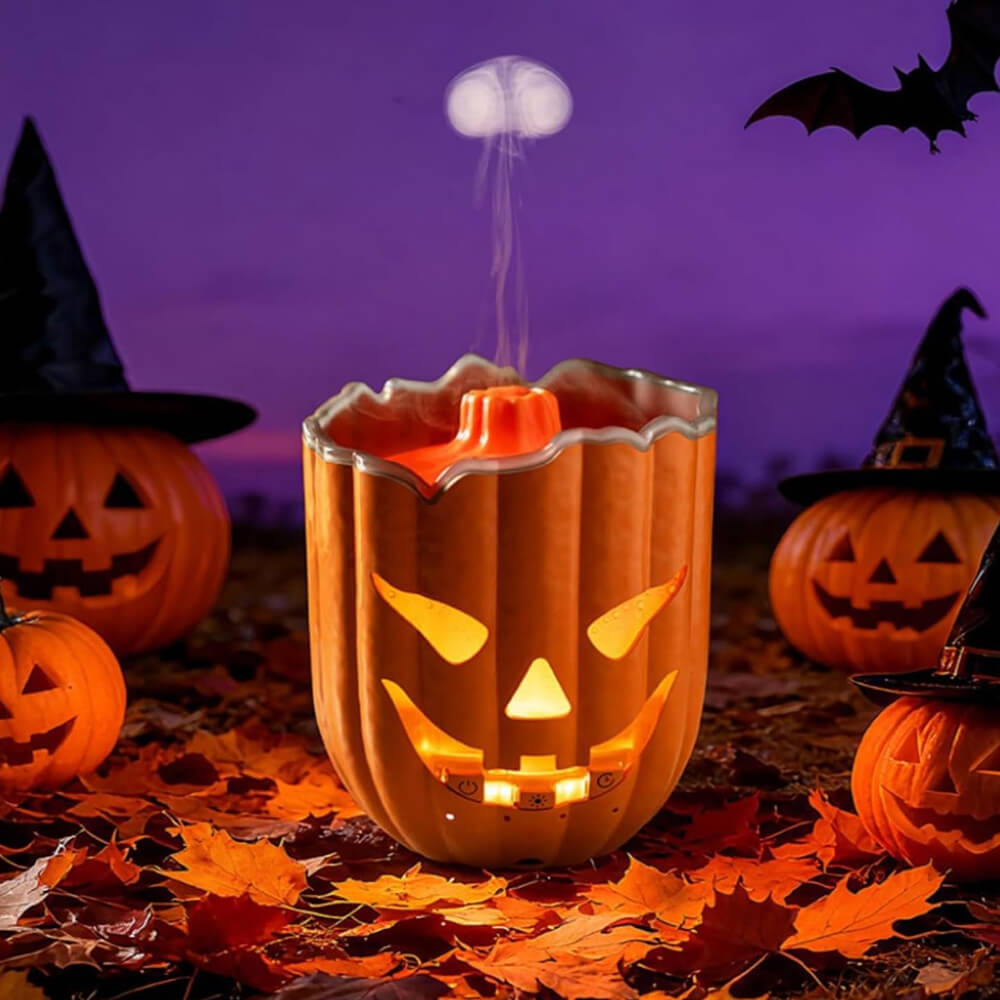 Pumpkin Humidifier with Jellyfish Mist, Remote and Ambient Light
