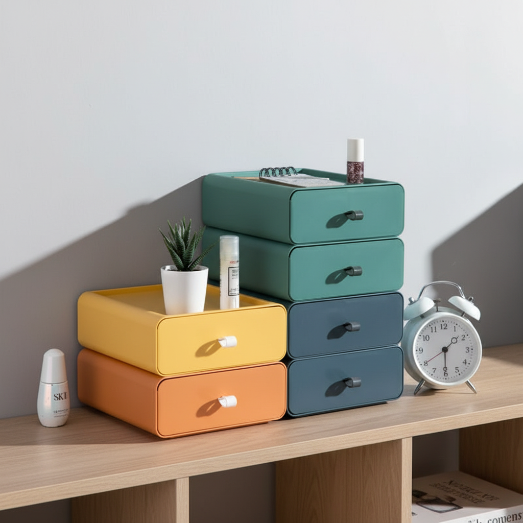 Small Stackable Drawer Storage Box