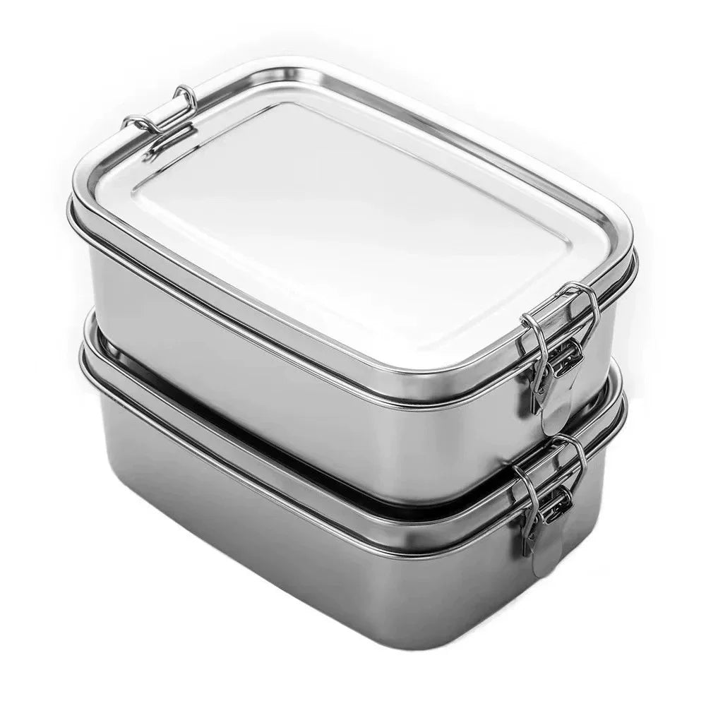 Stainless Steel Clip-Lock Lunch Box