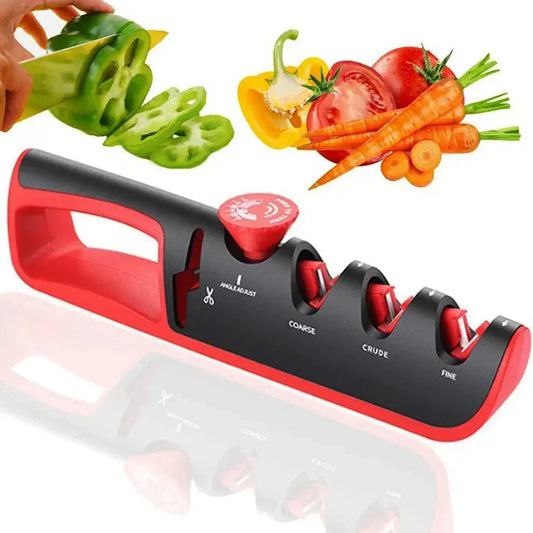 4-in-1 Manual Knife Sharpener