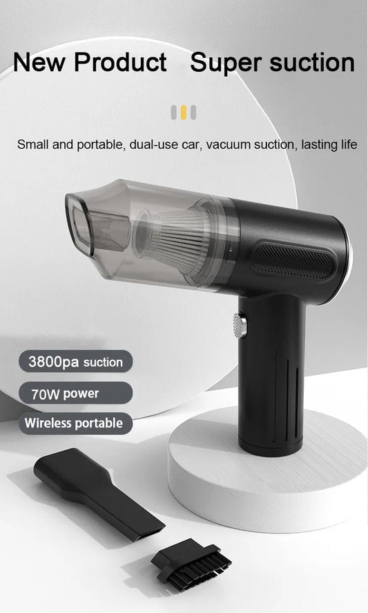USB-Rechargeable Cordless Mini Vacuum – 38,000 RPM