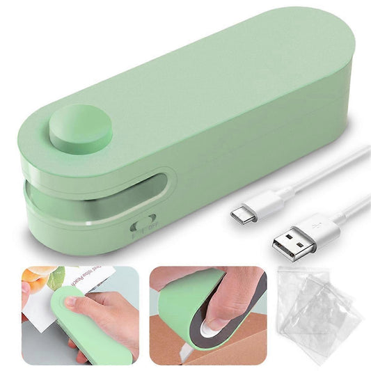 Rechargeable compact portable bag sealer