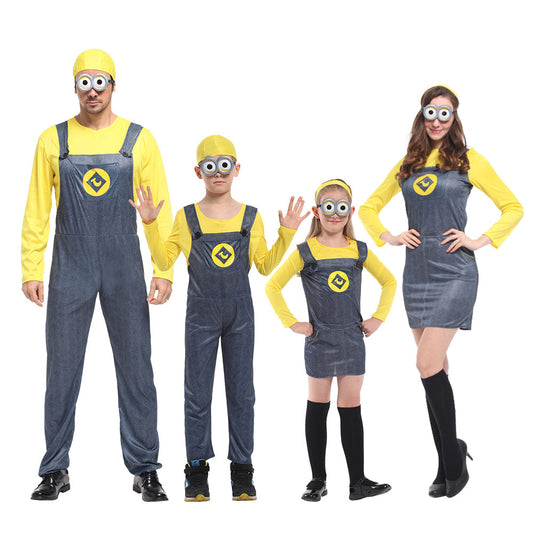 Family Matching Yellow Character Costume Set