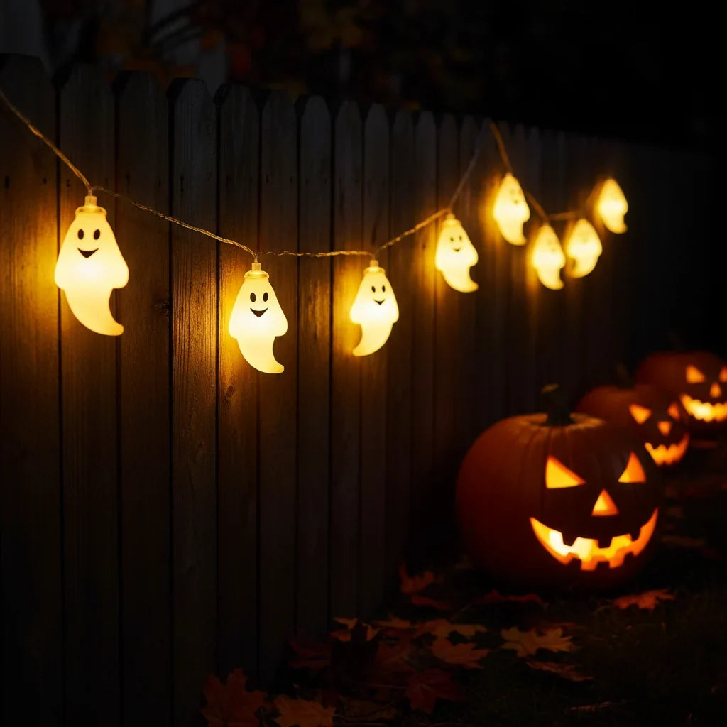 Soft LED Ghost Halloween Lights