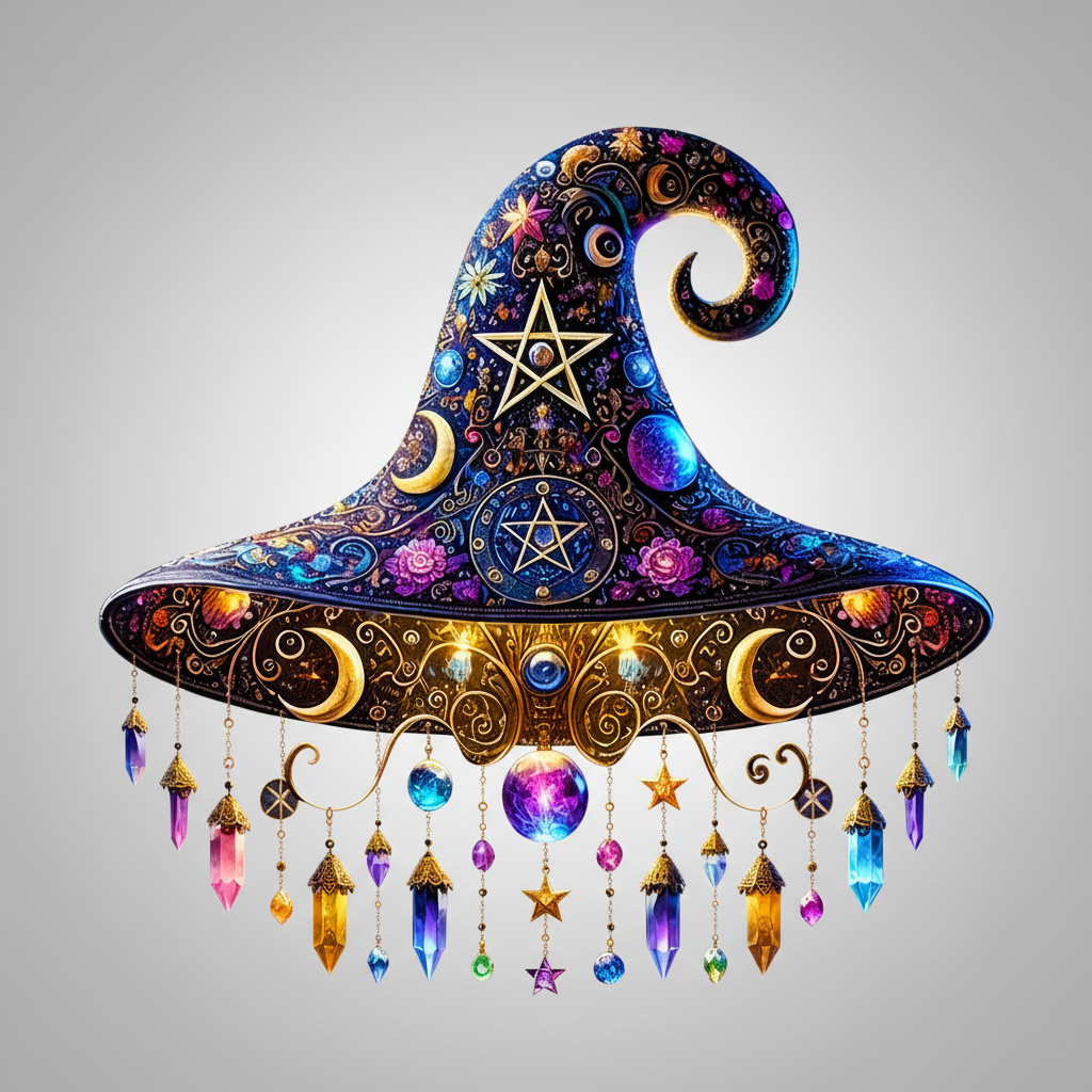 Halloween Witch Hat Home Decoration
