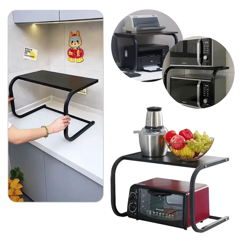 No-Drill Kitchen Counter Rack – 25 kg Capacity