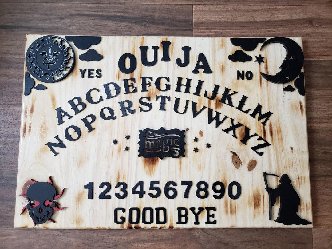 Wooden Spirit Board Halloween Decoration