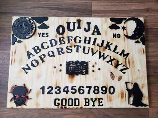 Wooden Spirit Board Halloween Decoration