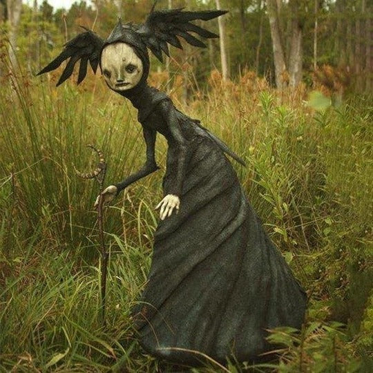 Dark Witch Decorative Sculpture