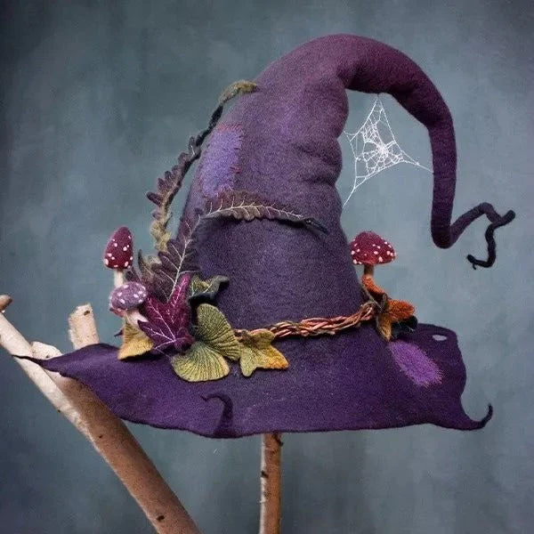 Handcrafted Merino Wool Pointed Costume Hat