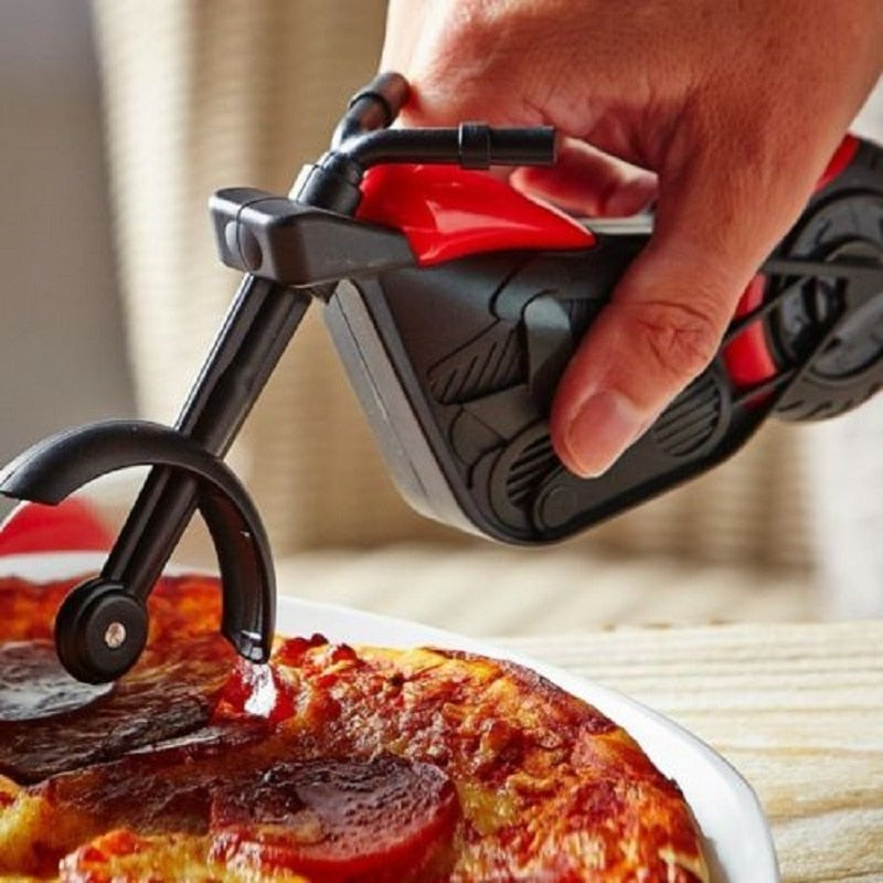 Motorcycle-Style Pizza Cutter