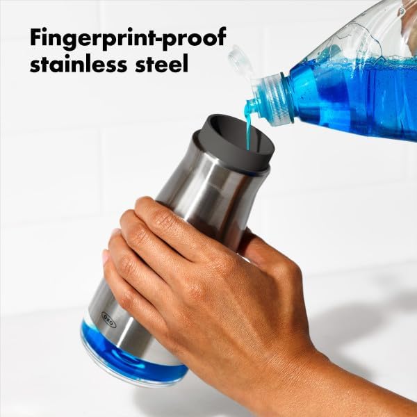 OXO Good Grips Stainless Steel Soap Dispenser - Image 4