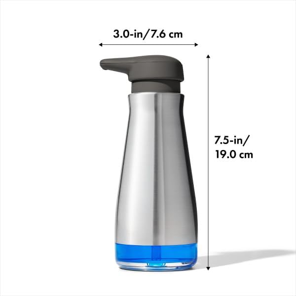 OXO Good Grips Stainless Steel Soap Dispenser - Image 6