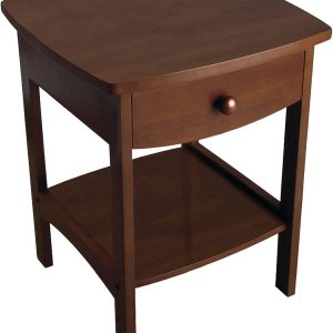 Winsome Basics Solid Wood End Table Nightstand