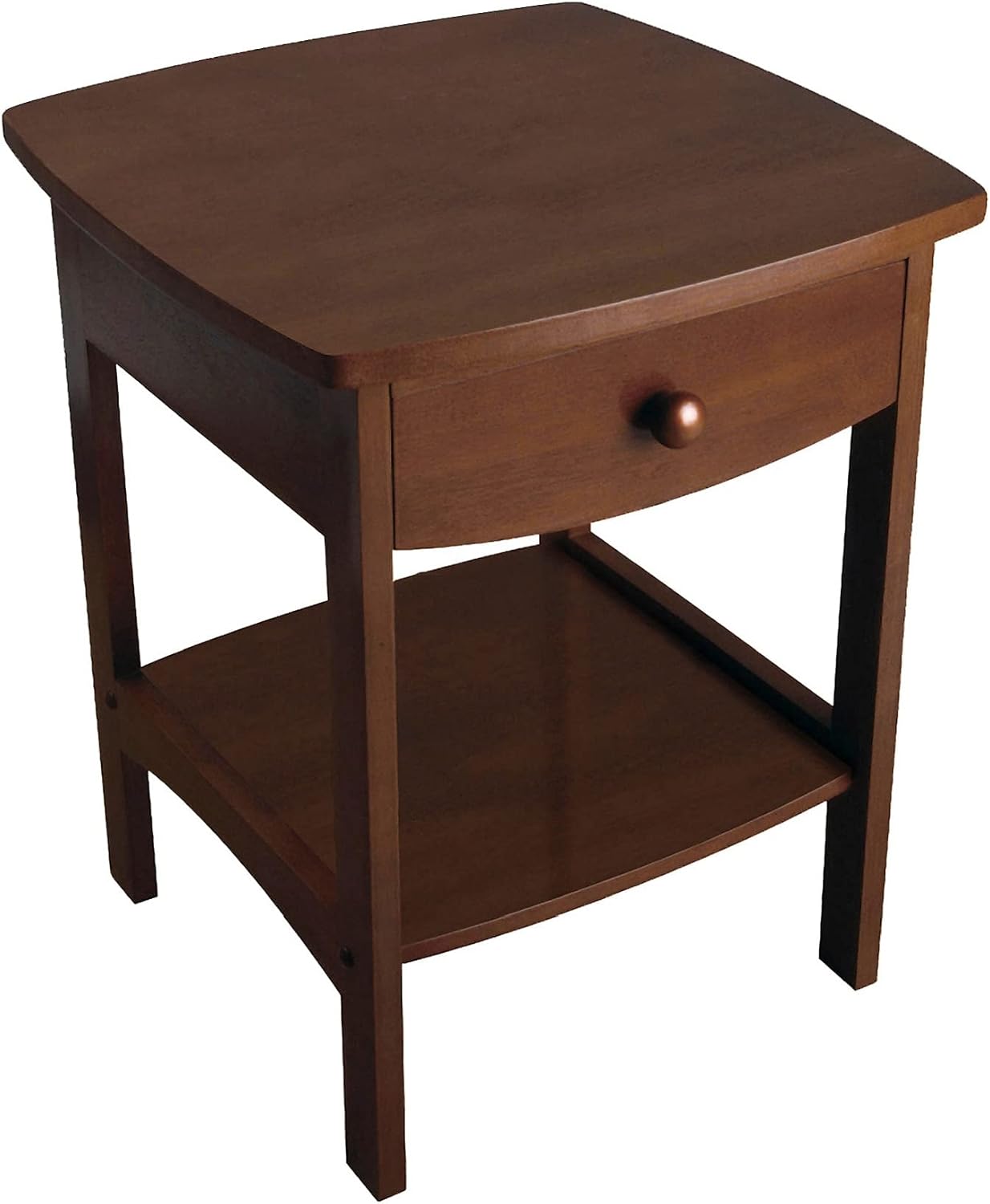 Winsome Basics Solid Wood End Table Nightstand